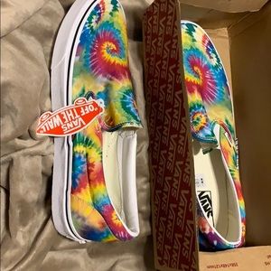 Classic Slip-on Vans multi color men’s size 13